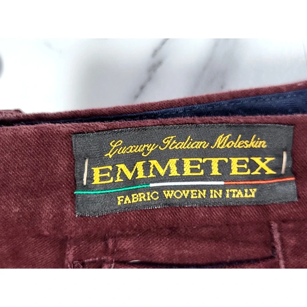 Blue Harbour Luxury Italian Soft Moleskin Soft Emmetex Flat Front‎ Pant 34X29